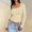 02-Beige, variant on Womens Long Sleeve Shirts Fall Fashion Crop Tops Basic Layer Slim Fit Y2K Clothes 02-Beige M