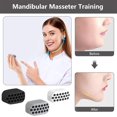 thumbnail image 2 of 3 piezas de ejercitador de mandíbula para mujeres y hombres, entrenador de músculos de mandíbula, fitness de papada Equipo, pelota de ejercicios, definición de mandíbula, herramienta de belleza facial, 2 of 5