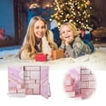 thumbnail image 1 of 2025 Christmas Advent Calendar Boxes Empty Make Your Own Advent Calendar 24 Days DIY Christmas Advent Calendar To Fill For Kids Toy Small Models（pinkish）, 1 of 9