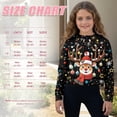 thumbnail image 7 of Xixirimido Christmas Reindeer Stars Dots Pattern Kids Hoodies for Girls Half Zip Hoodie Sweatshirt 3D Graphic Long Sleeve Pullover Crop Tops with Pocket for Fall Winter Size 13-14, 7 of 7
