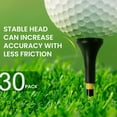 thumbnail image 5 of Unbreakable Plastic Golf Tees with Lines Design Colorful 30Pack, 3 1/4 2 3/4 Inch Consistent Tee for Serious Performance, Ideal for Men Women Golfing, 5 of 7