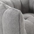 thumbnail image 6 of LUCKHAO  Bean Bag Chair Memory Foam Filling Sofa with Foot Stool Includes, Bean Bag Chairs for Adults with Armrests, Chenille Lazy Beanbag Couch for Living Room Bedroom, 6 of 27