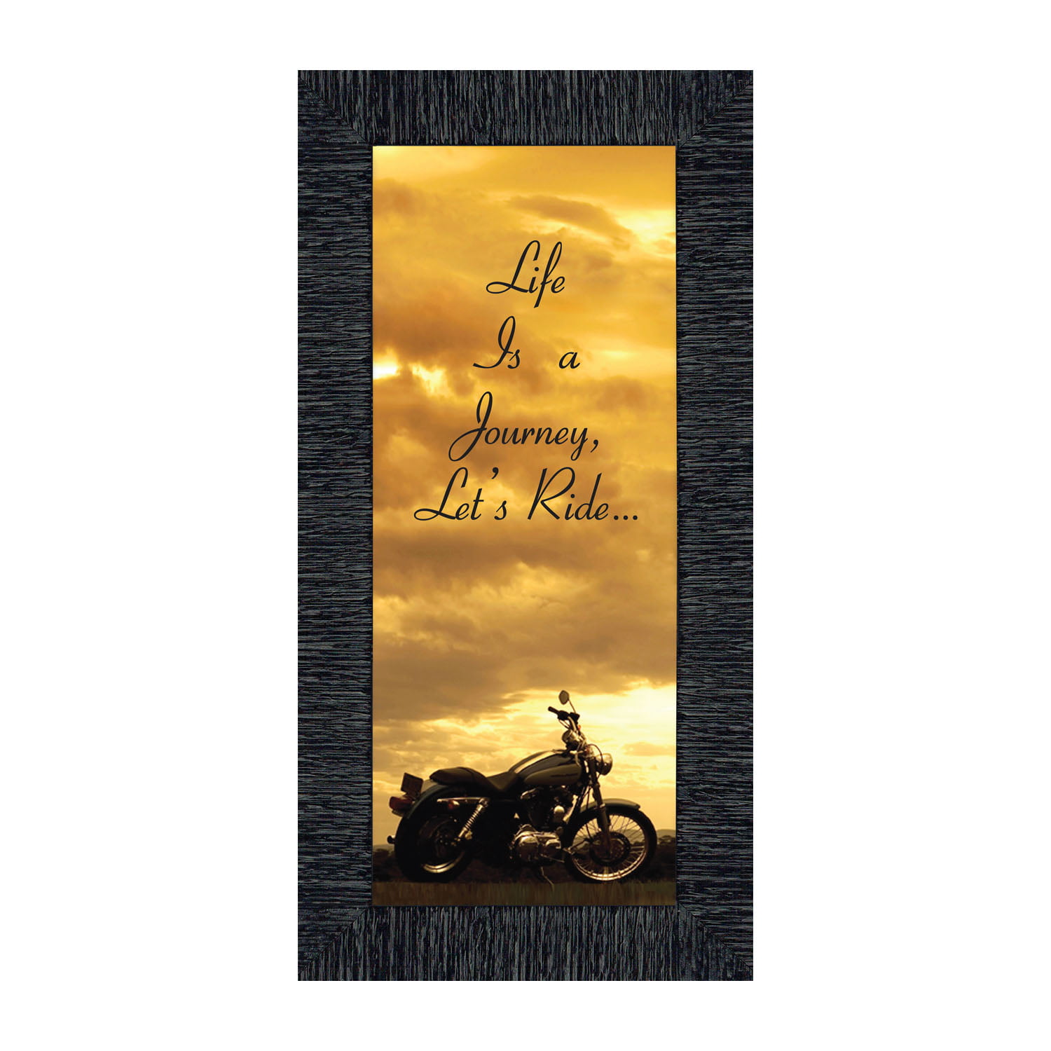 Harley Davidson Gifts For Men And Women Classic Harley Picture Frame Harley Davidson Wedding Gifts Biker Motorcycle Accessories For Men Life Is A Journey Wall Decor 7850 Walmart Com