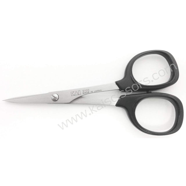 Scissors Kai Needlecraft - Hoja de acero inoxidable (10 cm), color negro