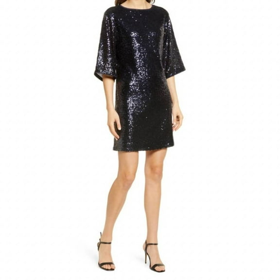 Chelsea28 Sequin T-Shirt Dress, Size S