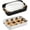 White+black, variant on Modern Bamboo Fiber Soap Holder and Soap Dish Combination (Removable),5.12 Long By 3 Wide, 0.98 Inches High, Used in Kitchens, Bathrooms, and Bar Sinks