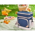 thumbnail image 5 of Unique Bargains Reusable Lunch Bag Insulated Lunch Bag Leakproof Lunch Box Navy Blue, 5 of 6