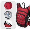 thumbnail image 3 of Mochila de Hidratación Mubasel Gear 15L con Bolsa de Agua de 2L Roja, 3 of 9