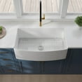 thumbnail image 2 of Fireclay 30" L X 20" W Farmhouse Arch Edge Apron Front Single Bowl Kitchen Sink, 2 of 4
