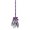 Purple, variant on Gold 35 Inch Halloween Witch Broom Decoration Mesh Magic Flying Broomstick Prop For Party Costume Haunted House Wall Hanging Decor