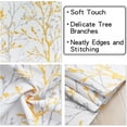 thumbnail image 6 of Tree Branch Printed Valance Curtain, 18 inches Long Kitchen Valance, Yellow and Grey Window Valances for Kitchen, Bathroom, Dining Room, Living Room, Bedroom and Kid’s Room 1Panel, 6 of 8
