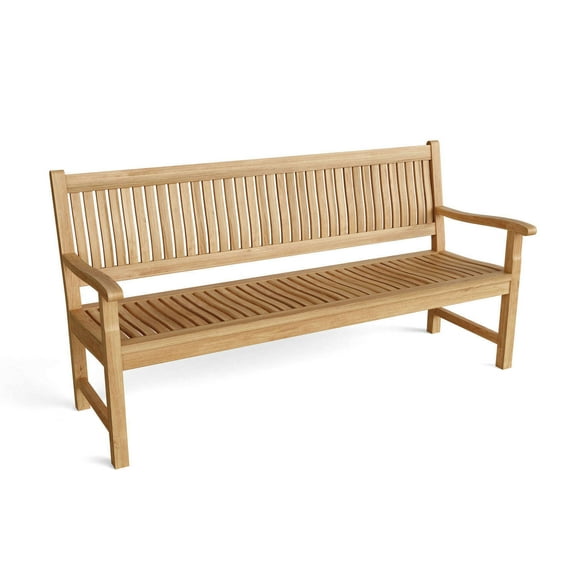 Outdoor Patio Bench 4 Seater - Garden Bench Seating - Durable Bench for Yard Porch