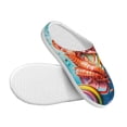 thumbnail image 3 of Picia Surreal Seafood Extravaganza for Women's Lamb-hug Comfy Fleece House Slippers Memory Foam, Slip-on House Shoes Indoor Outdoor-37/38, 3 of 7