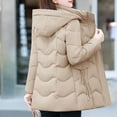 thumbnail image 4 of Ailaofu Mid-Length Winter Stand Collar Jacket Women's Parka Down Cotton Coat Casual Thickened Warm Jacket, 4 of 4
