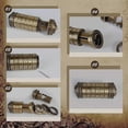 thumbnail image 5 of Cryptex Da Vinci Code Mini Lock Puzzle Boxes with Hidden Compartments Valentine's Day Birthday Gifts, Brass, 5 of 5