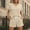 Beige, variant on Caywon Womens 2 Piece Top and Shorts Set V Neck Short Sleeve Loungewear Drawstring Waist With Pockets Breathable Wrinkle-Free Casual Loose Fit Summer Daily Wear Conjunto de Ropa para Mujer