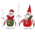 thumbnail image 3 of Puntoco Bolsas de muñeca Winwifly con cordón Bolsas de regalo de Papá Noel de punto reutilizables con cordón Papá Noel, 3 of 4