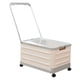 thumbnail image 3 of Contenedor de almacenamiento con ruedas y asa, caja rodante plegable de gran capacidad, caja de almacenamiento portátil, carrito de compras para el Gris, 3 of 8