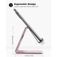 thumbnail image 5 of Lamicall Phone Holder for Desk - Phone Stand Table- Basic Phone Mount for Office Home Desktop - S1 Rose, 5 of 8