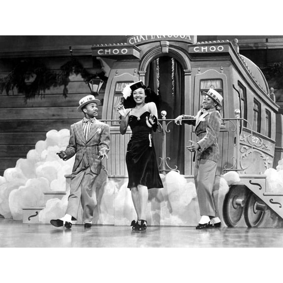 Art.com Sun Valley Serenade, Nicholas Brothers, Dorothy Dandridge, 1941, 'Chatanooga Choo Choo.' Photo, 16" x 12"
