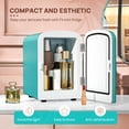 thumbnail image 6 of ENGiNDOT Mini Fridge, 4L AC/DC Portable Refrigerator for Office, Car, Bedroom-Tiffany Blue, 6 of 8