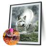 thumbnail image 2 of Cuadros Decorativos Luna lobo 5D diamante pintura punto de cruz bordado artesanía decoración del hogar Ndcxsfigh Nuevos Originales, 2 of 7