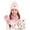 Pink, variant on Christmas Beanie Hat Scarf Gloves Set for Kids Winter Soft Hat and Knit Scarf Warmer Gloves Set for Gifts