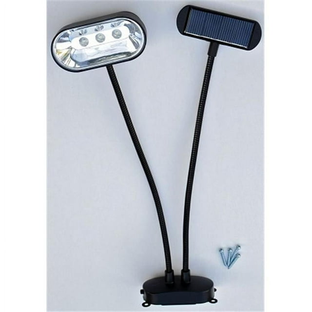 Homebrite 33845-2 Homebrite Set of 2 Solar Dual Head Lite-Anywhere Spot Light