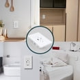 thumbnail image 6 of TOPELER Charger Wall Outlet, USB Receptacle with Type A & Type C USB Ports, 4.8A 15 Amp Duplex Tamper Resistant Receptacle, Screwless Wall Plate Included, ETL Listed & FCC Approval, 6 of 7