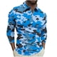 thumbnail image 2 of Blusa y camisa de manga larga con cuello vuelto para hombre, jersey de solapa con cremallera y manga larga, blusa informal estampada para San Valentín, poliéster para hombre, 2 of 5