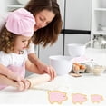 thumbnail image 3 of Farfi 1 Set Cookie Cutters Pig Shape DIY Stainless Steel Sweet Pastry Biscuit Molds for Party (Stainless Steel), 3 of 13
