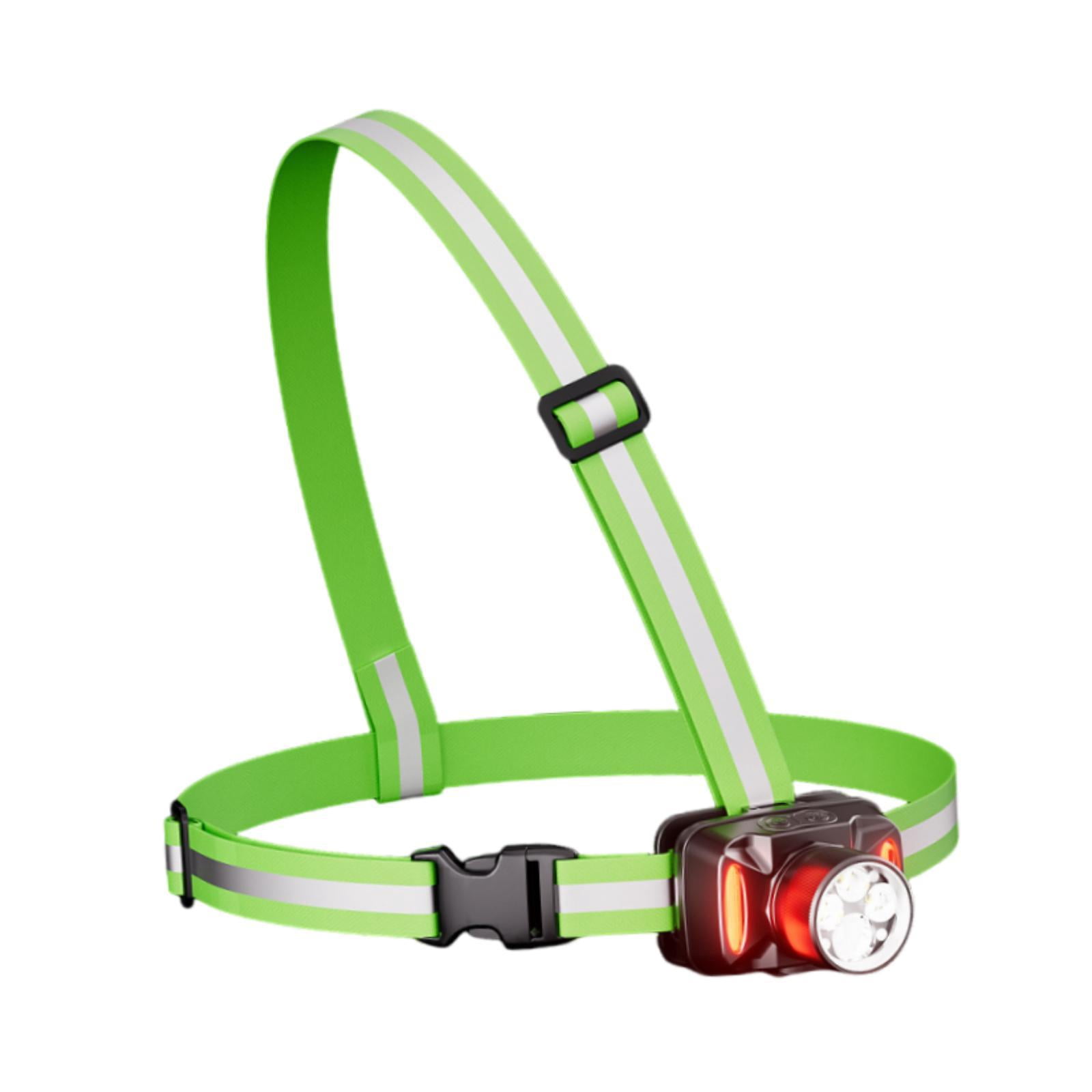 harayaa Night Light, Outdoor Chest Light, Running Vest, Reflector, Rechargeable Tiltable Single Strap