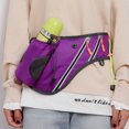 thumbnail image 3 of Waterproof Running Waist Bag with Water Bottle Holder for Men Women for Hiking Travel Sport Fitness - purple, 3 of 5