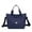 Dark Blue, variant on Women Crossbody Bags Top Handle Tote Multi Pockets Detachable Handbag Large Capacity Wallet Purse Adjustable Strap Nylon Zipper Shopping