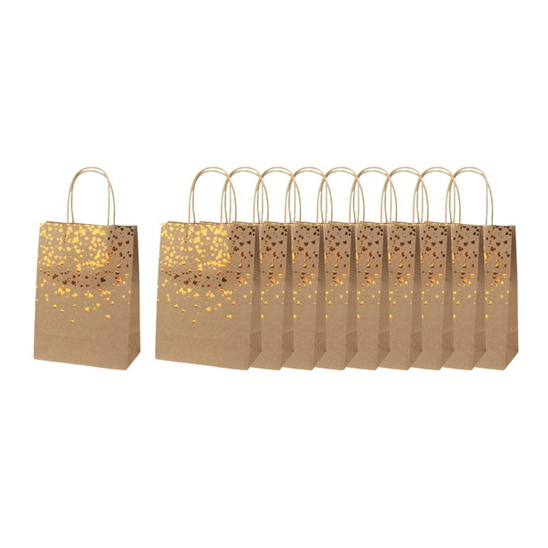 Kraft Paper Bag Plain Rope Handle Hand bag Gift Bag Paperbag per pcs Chris  mas paper bag party gift bag birthday bag wedding gift bag