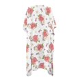thumbnail image 2 of HELLHERO High Quality Fabrics Beach Kimono for Summer Casual Loose Long Red Rose Pattern, 2 of 6