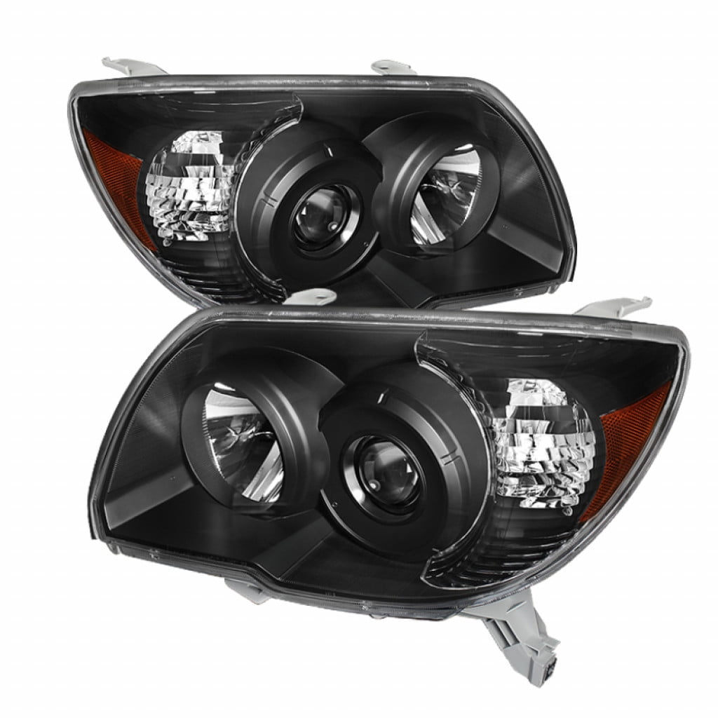 For 2006-2009 Toyota 4Runner Black LED Tube Upgrade Style Projector Headlights