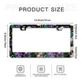 thumbnail image 6 of Tropical Skulls Flowers and Lizards Pattern License Plate Frames for Women Men Car Plate Holder Cover Metal Tag Aluminum Car Accessories Front Rear Plate Decor, 6 of 6