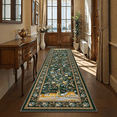thumbnail image 4 of (2 pack) MJIAexp 2'x8' Boho Floral Runner Rug,Non Slip Washable Floral Hallway Runner Rug with Rubber Backing, Low Pile Faux Wool Carpet for Kitchen, Laundry, Bedroom, Entrance, 4 of 8