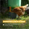 thumbnail image 5 of Stromberg's Poultry Feeder Silo - 65 Lb, Translucent, Easy Clean, 6 In Stand, Rust Resistant, 5 of 6