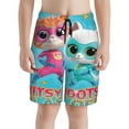 thumbnail image 3 of Super Kitties Boys Swim Trunks Quick Dry Boards Shorts For Kids Beach Swim Shorts, 3 of 7