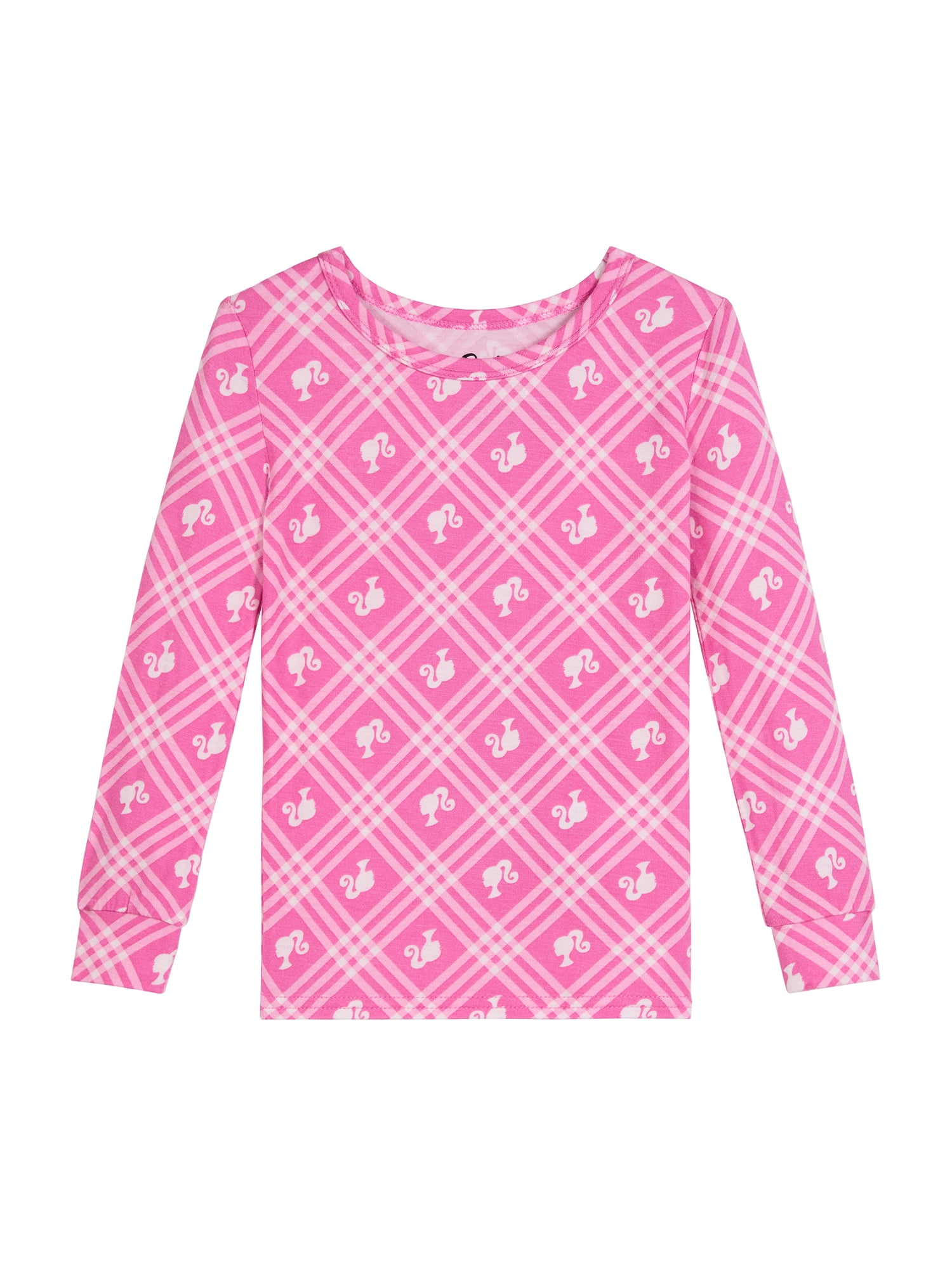 Barbie Toddler Girls Long Sleeve and Sleep Pants Pajama Set, 2-Piece, Sizes 12M-5T