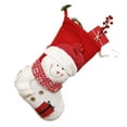 thumbnail image 2 of Ganfancp Navidad Medias Grandes Plaid con Puño Medias Decoración Bolsa de Regalo Ofertas de La Semana 1 Media de Navidad, 2 of 2