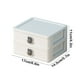 thumbnail image 2 of Caja de almacenamiento de escritorio, estilo cajón, multifuncional, para estudiantes, cosméticos, joyas, papelería, organizador, estante de almacenamiento, estuches de almacenamiento, 2 of 5