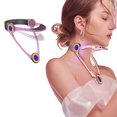 thumbnail image 3 of ajustable de 360 ​​grados, corrector de postura ergonómico para aliviar el dolor de cuello, descompresión espinal y dolor de espalda, mejora la postura de la cabeza hacia adelante rosa XianweiShao 9024715141903, 3 of 4