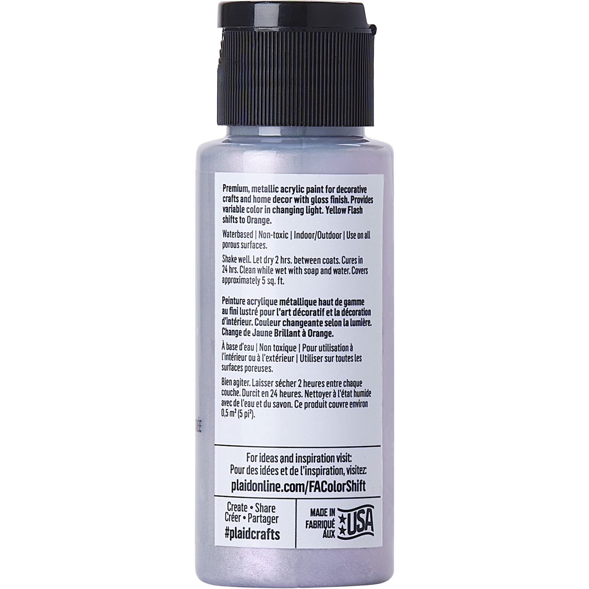 FolkArt Color Shift Gloss Finish Metallic Acrylic Paint, 12 Pack