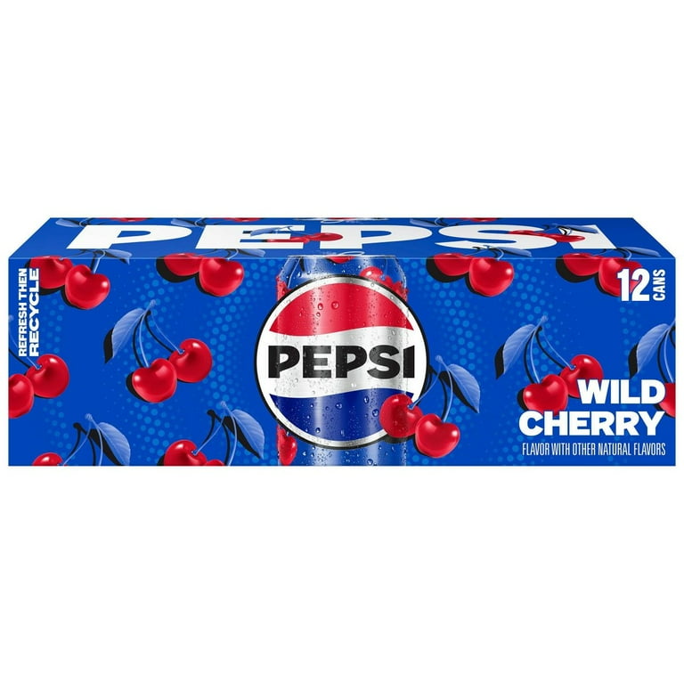 2X - Pepsi Wild Cherry Cola - 12pk/12 fl oz Cans - Walmart.com