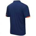 thumbnail image 3 of Men's Colosseum Navy Illinois Fighting Illini Big & Tall Santry Polo, 3 of 3