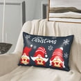thumbnail image 6 of KLL Three Cute Christmas Gnomes Pattern Silk Pillowcase for Hair and Skin Standard Size 20"X 30" Soft Breathable Pillow Covers for Sleeping, 6 of 7