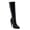 Black, variant on Women Vintage Side Zipper Almond Toe Knee High Boots Cone High Heels Loafer Tall Boots Casually Wear Dress Shoes Size 4 Purple